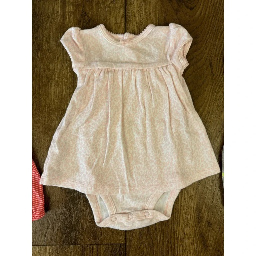 Carters Baby Girl 3 Months Outfits Summer Clothes‎ Rompers Dress Lot Bundle Red